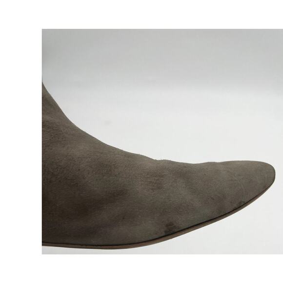 Madwell Nico Boot Chelsea Gray Suede Leather Ankle Booties Size 9 Pointed Toe - Picture 12 of 12